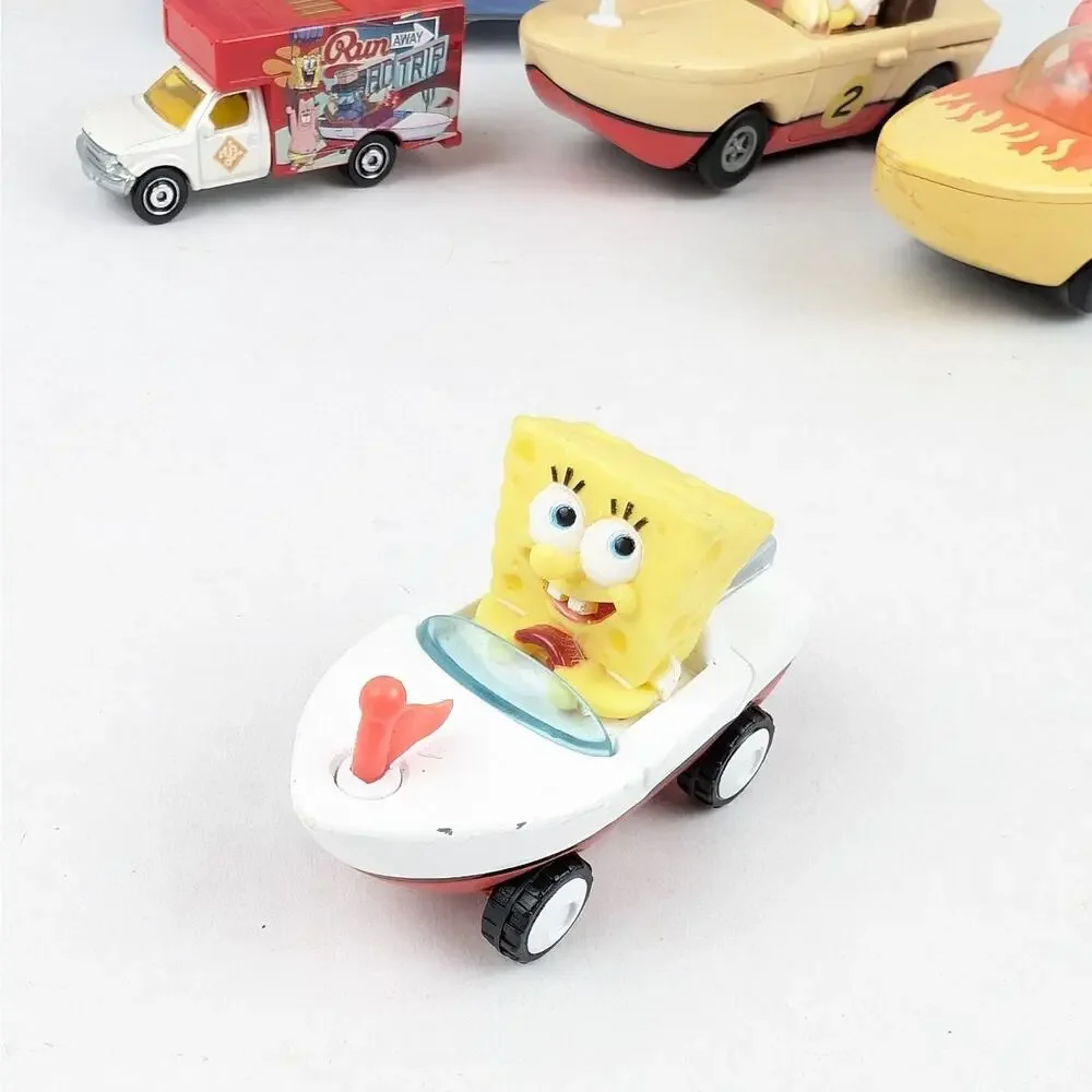SpongeBob SquarePants Vehicle Lot – 2004 Mattel Slot Cars + Hot Wheels Patrick –